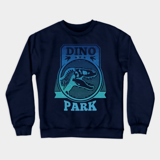 Dino Park Crewneck Sweatshirt by WorldDinosaurs